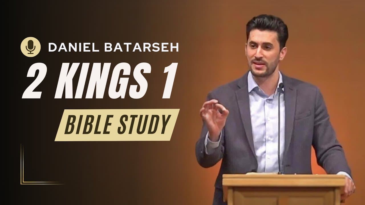 2 Kings 1 Bible Study (Elijah Denounces Ahaziah) | Pastor Daniel Batarseh