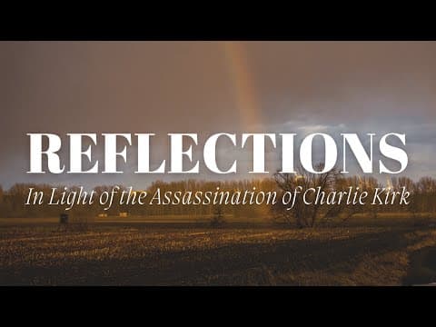 Reflections in Light of the Assassination of Charlie Kirk | Pastor Daniel Batarseh (9/12/25)