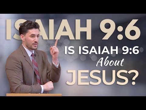 Is Isaiah 9:6 About Jesus? | Isaiah 9:6 | Pastor Daniel Batarseh