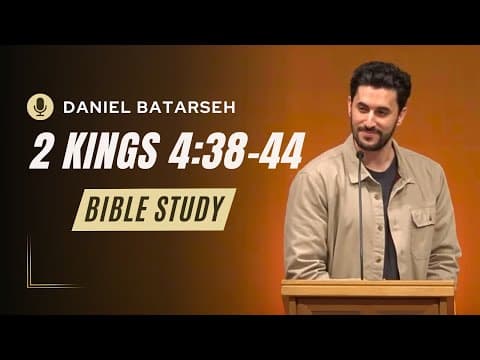 2 Kings 4 (Part 4) Bible Study (Elisha Purifies the Deadly Stew) | Pastor Daniel Batarseh