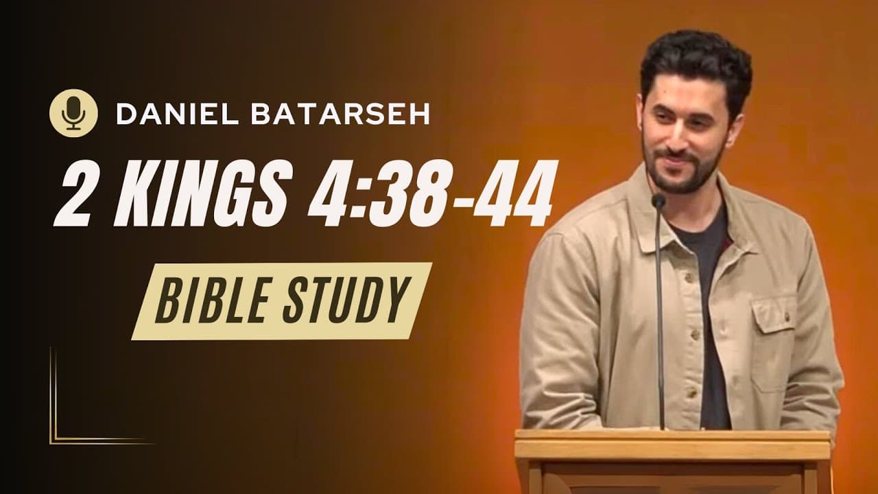 2 Kings 4 (Part 4) Bible Study (Elisha Purifies the Deadly Stew) | Pastor Daniel Batarseh