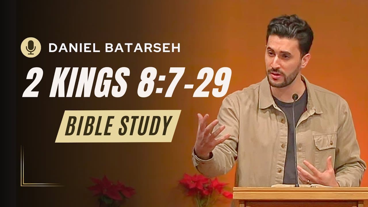 2 Kings 8 (Part 2) Bible Study (Ben-hadad's Murder/Jehoram & Ahaziah Reign) | Pastor Daniel Batarseh